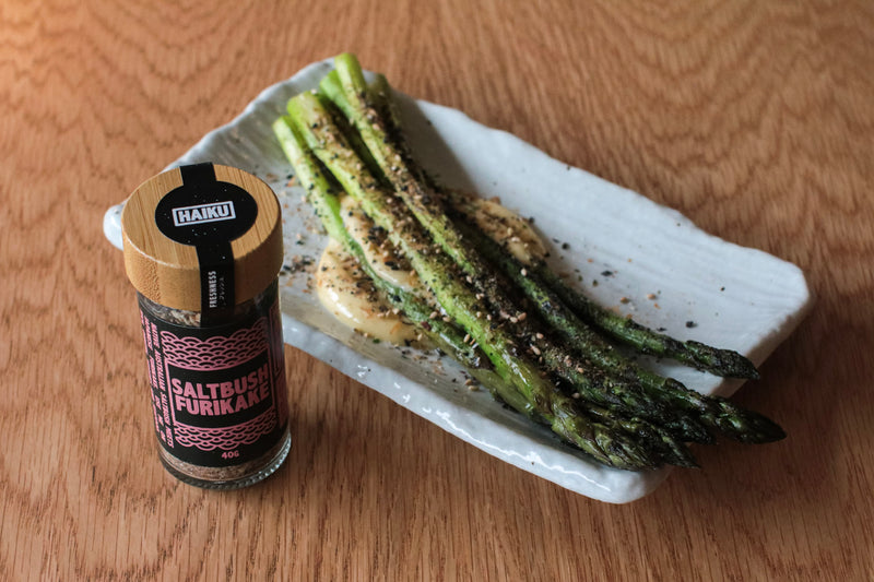 Asparagus with Saltbush Furikake
