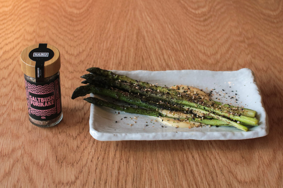 Asparagus with Saltbush Furikake