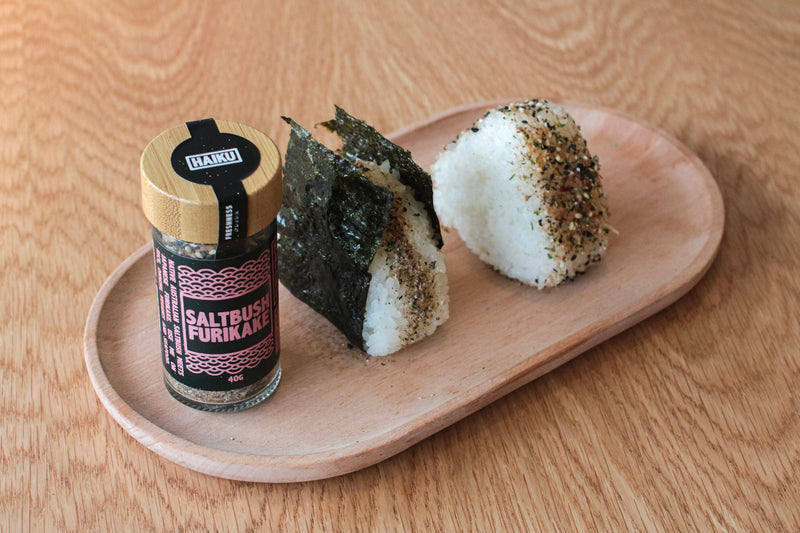 Onigiri with Saltbush Furikake