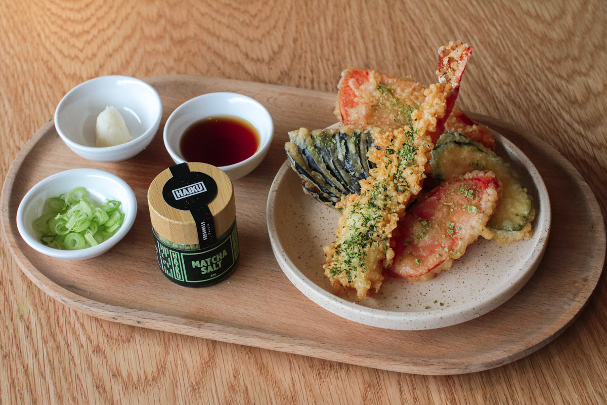 Assorted Tempura with Matcha Salt