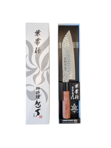 KANETSUNE DSR-1K6 HAMMERED SANTOKU 165MM