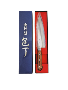 SEISUKE VG1 KASUMITOGI GYUTO 180MM MAHOGANY HANDLE