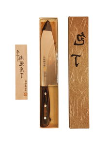 ISEYA MOLYBDENUM SANTOKU 180MM MAHOGANY HANDLE-KNIVES-ISEYA-haiku future