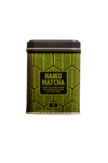 green and black tin of haiku matcha 