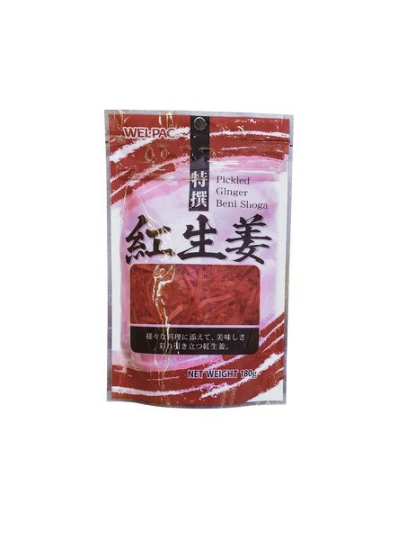 Beni Shoga Strawed Ginger Pickles 180G | Japanese Food - Haiku Future