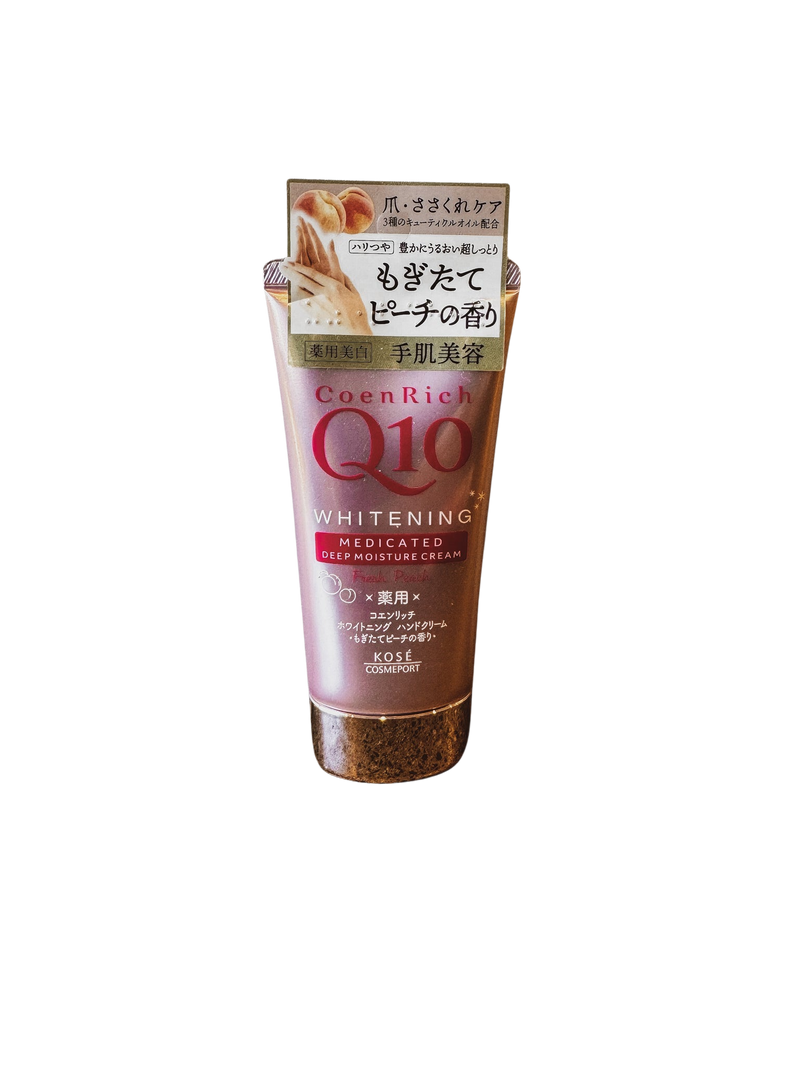 Kose Coenrich Q10 Whitening Hand Cream Peach | Japanese Cosmetics