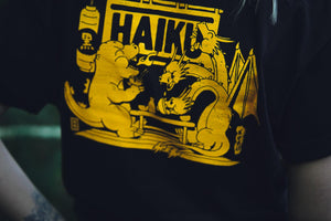 HAIKU X INKBOY TSHIRT - BLACK SHORT